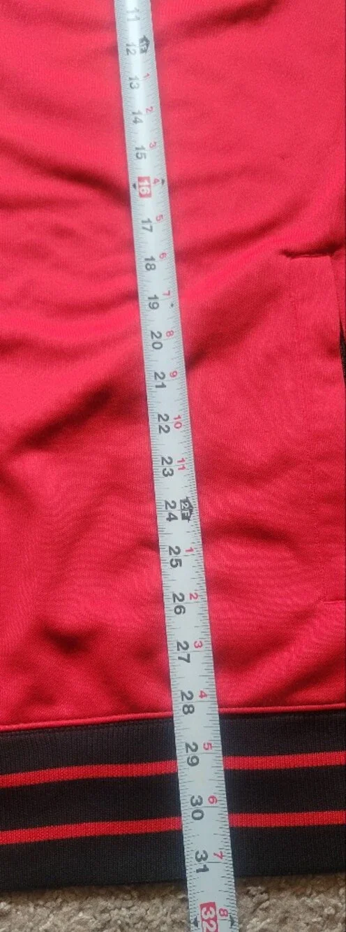 The North Face Men’s Red and Black Rare Athletic Track Jacket Sz 4XL
